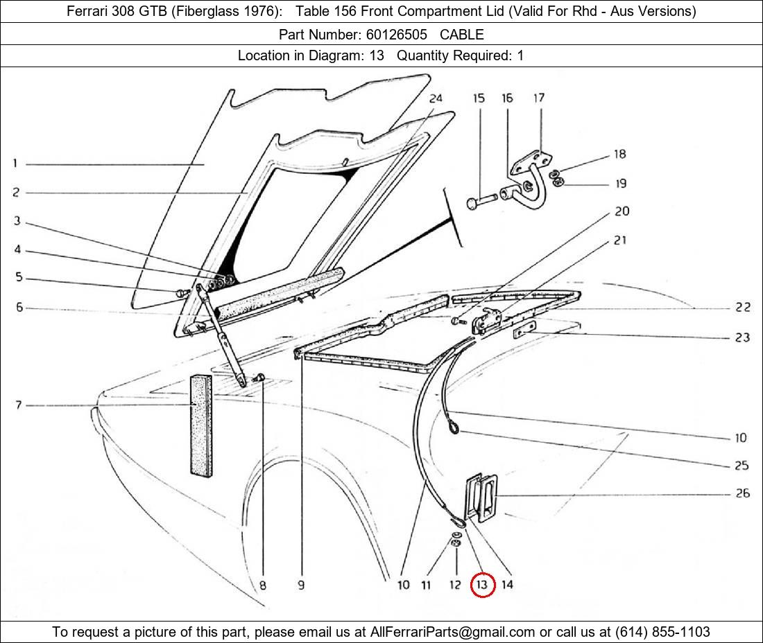 Ferrari Part 60126505