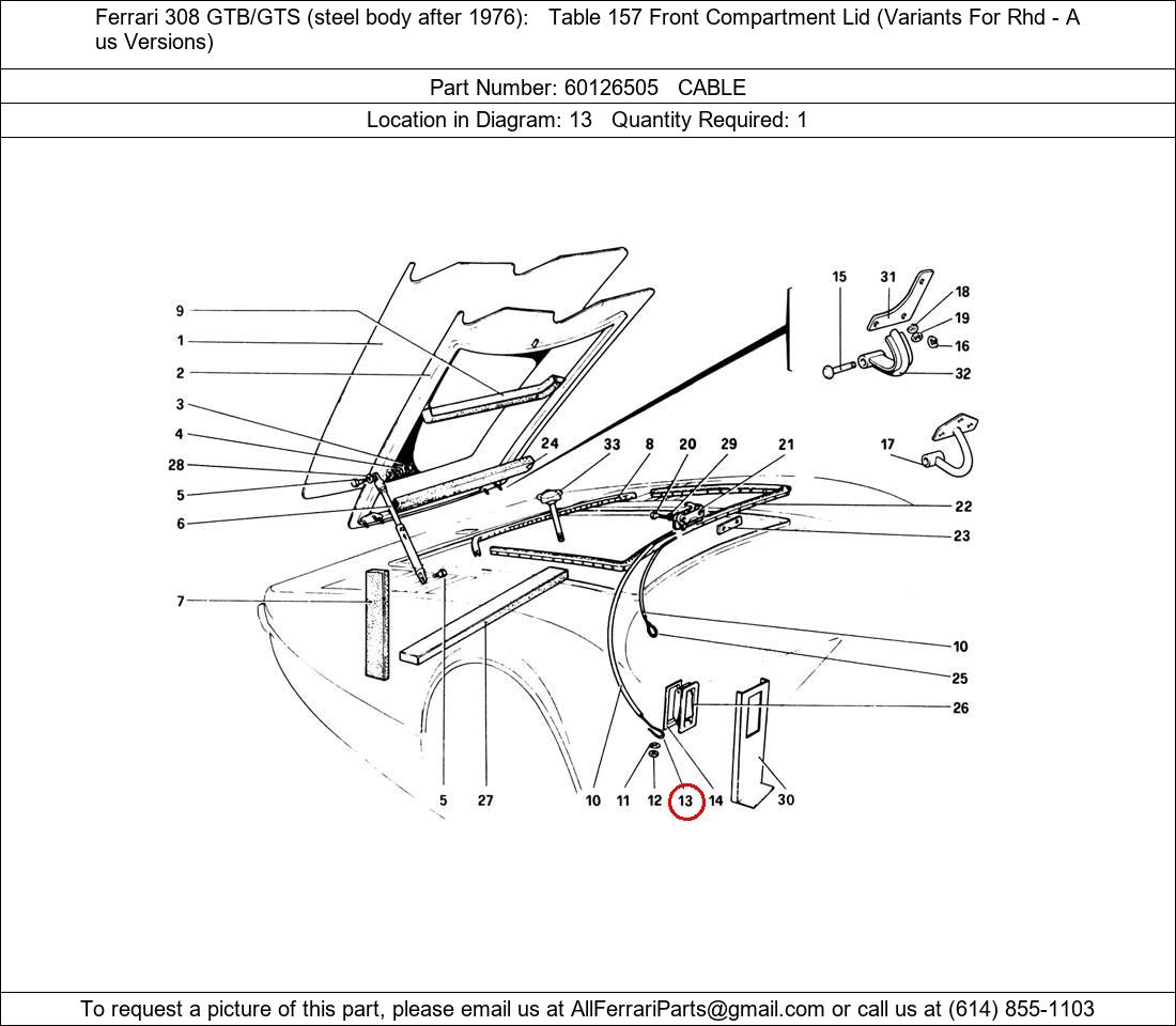 Ferrari Part 60126505