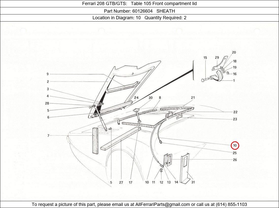 Ferrari Part 60126604