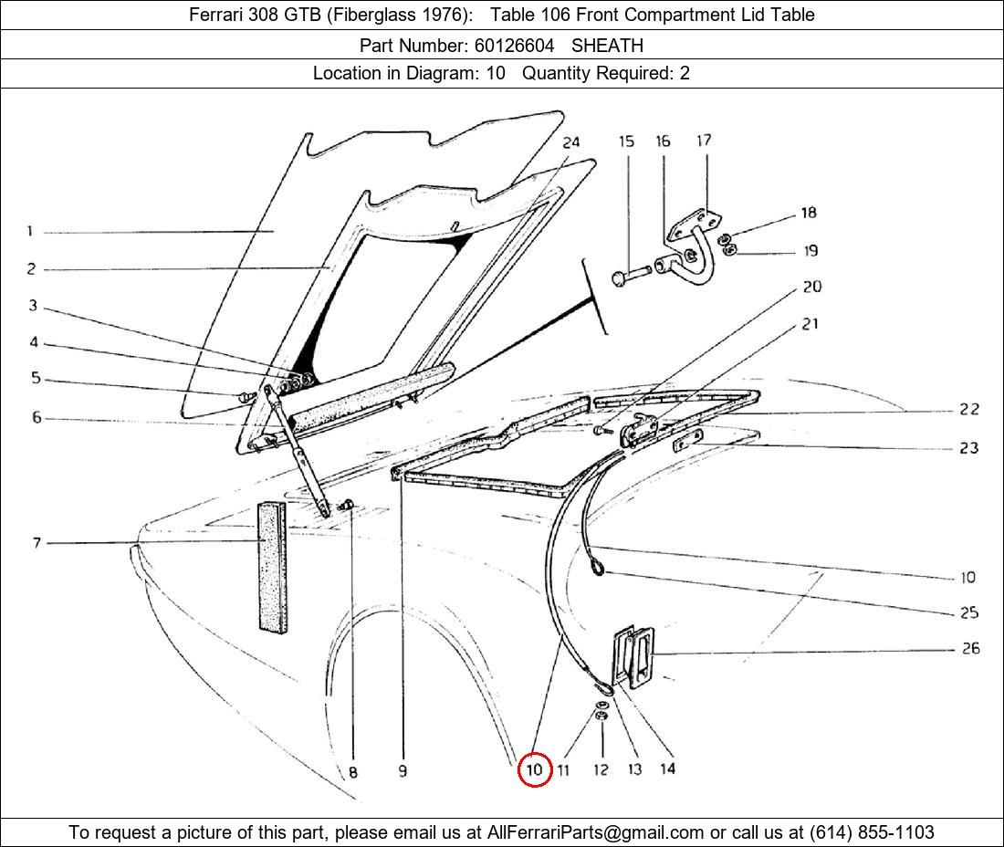 Ferrari Part 60126604