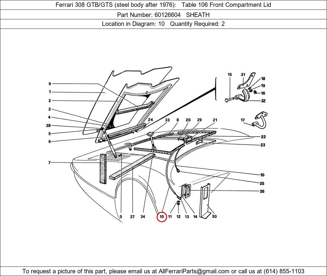 Ferrari Part 60126604