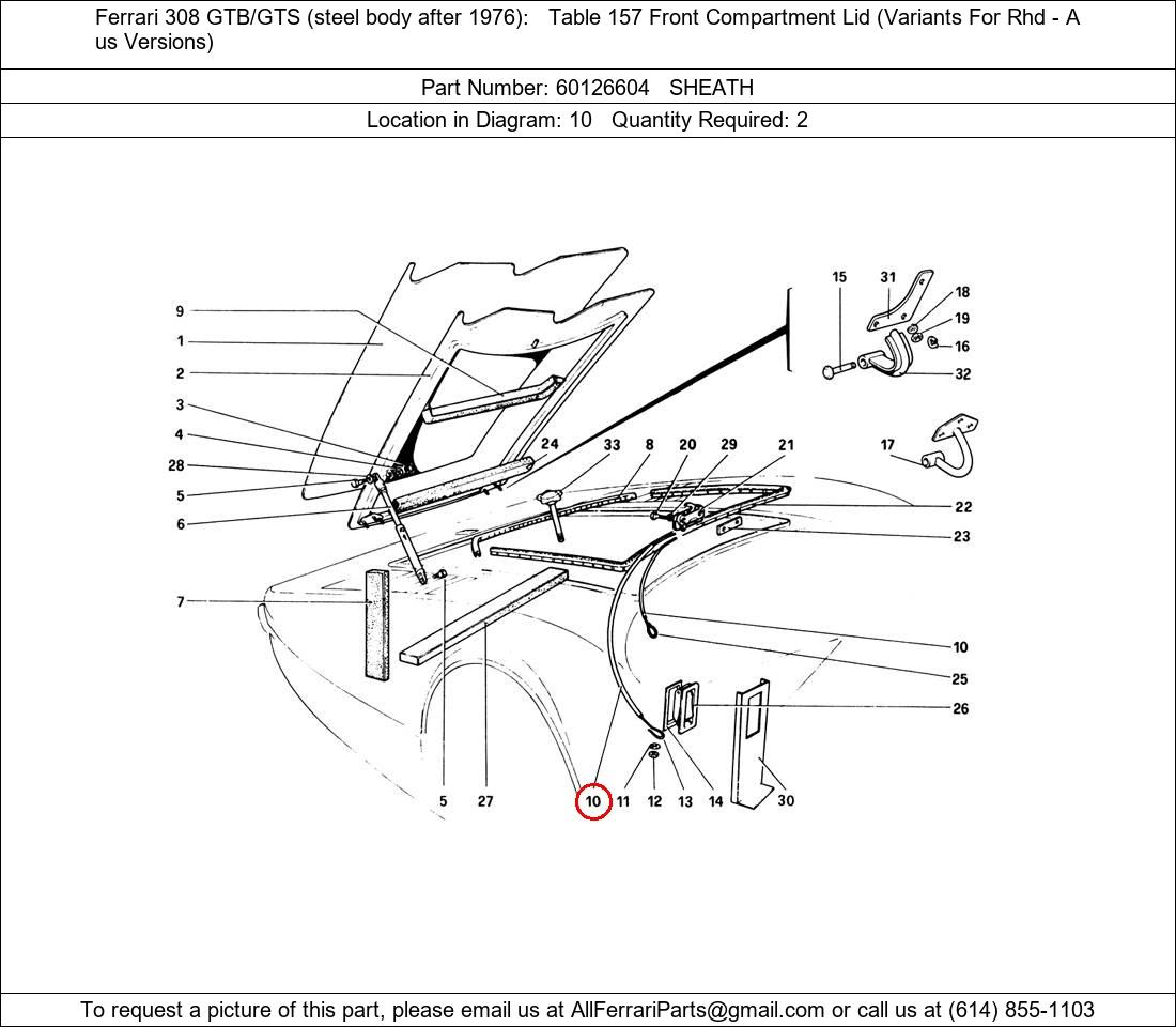 Ferrari Part 60126604