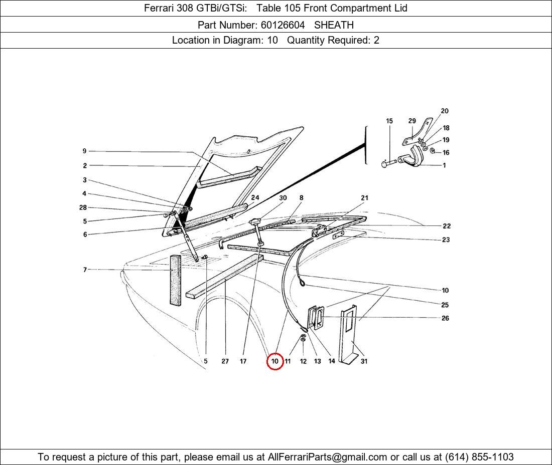 Ferrari Part 60126604