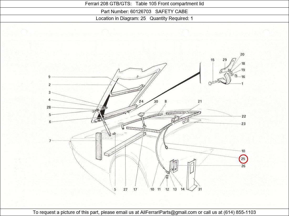 Ferrari Part 60126703