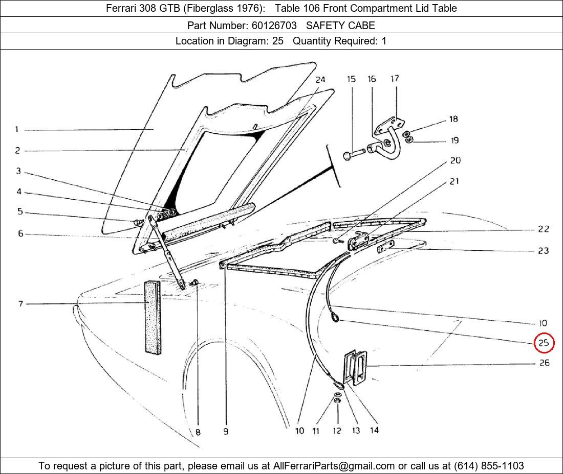 Ferrari Part 60126703