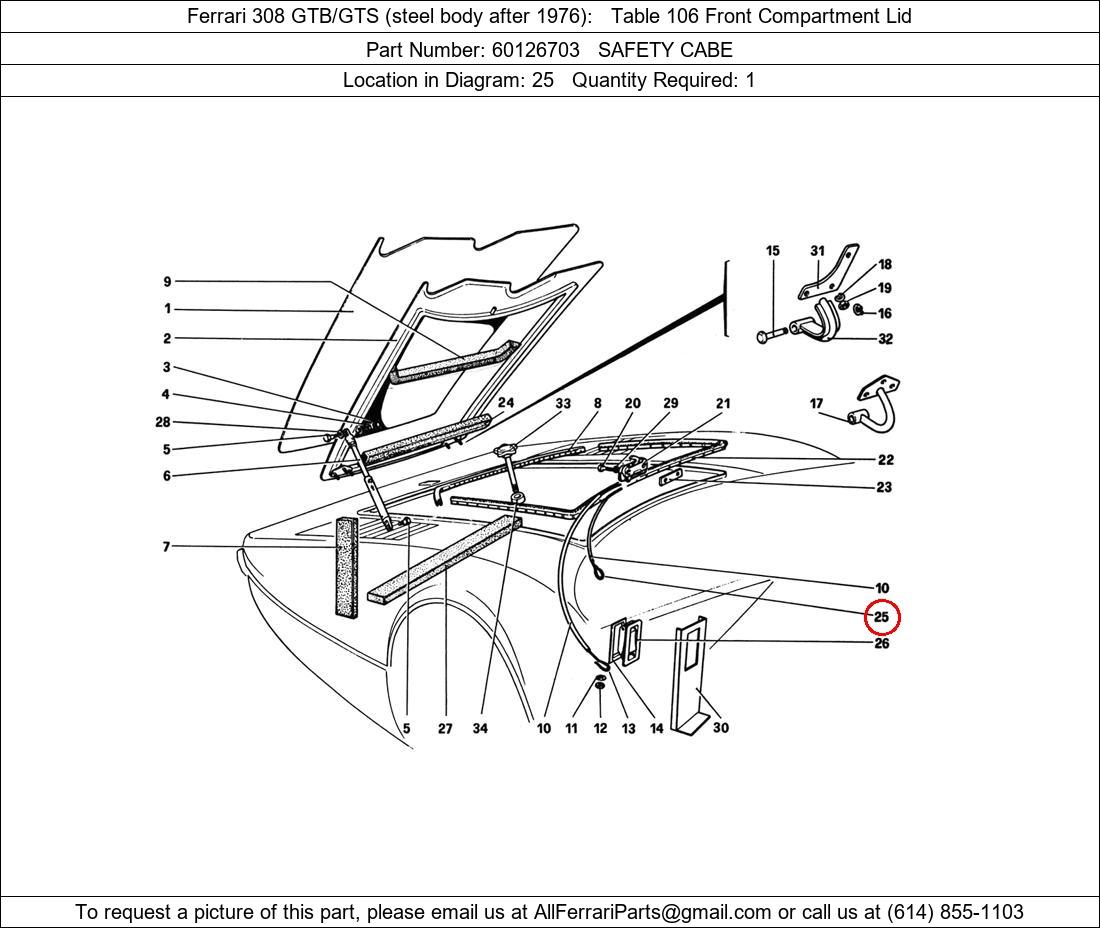 Ferrari Part 60126703