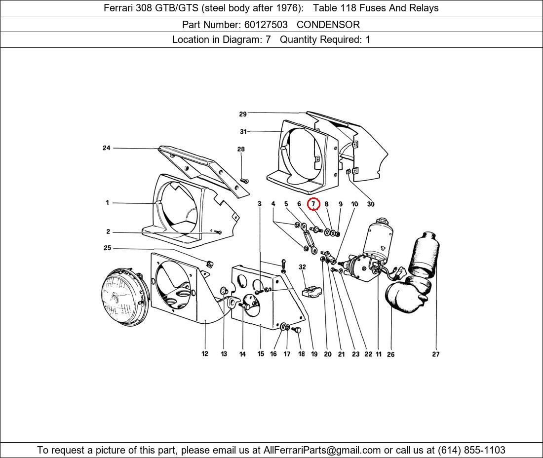 Ferrari Part 60127503