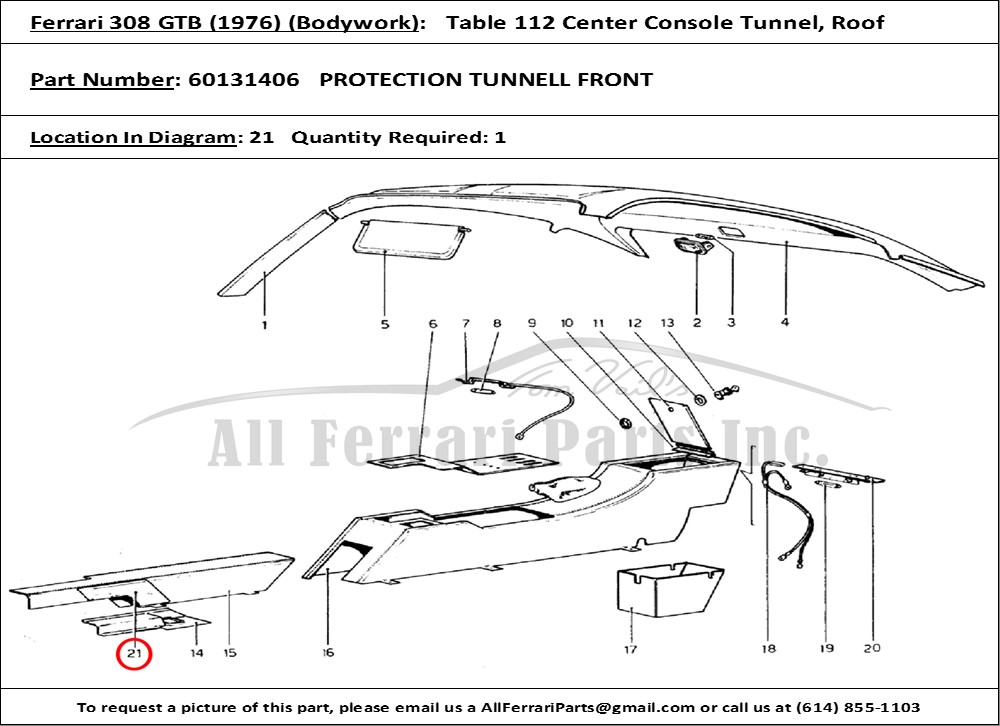 Ferrari Part 60131406