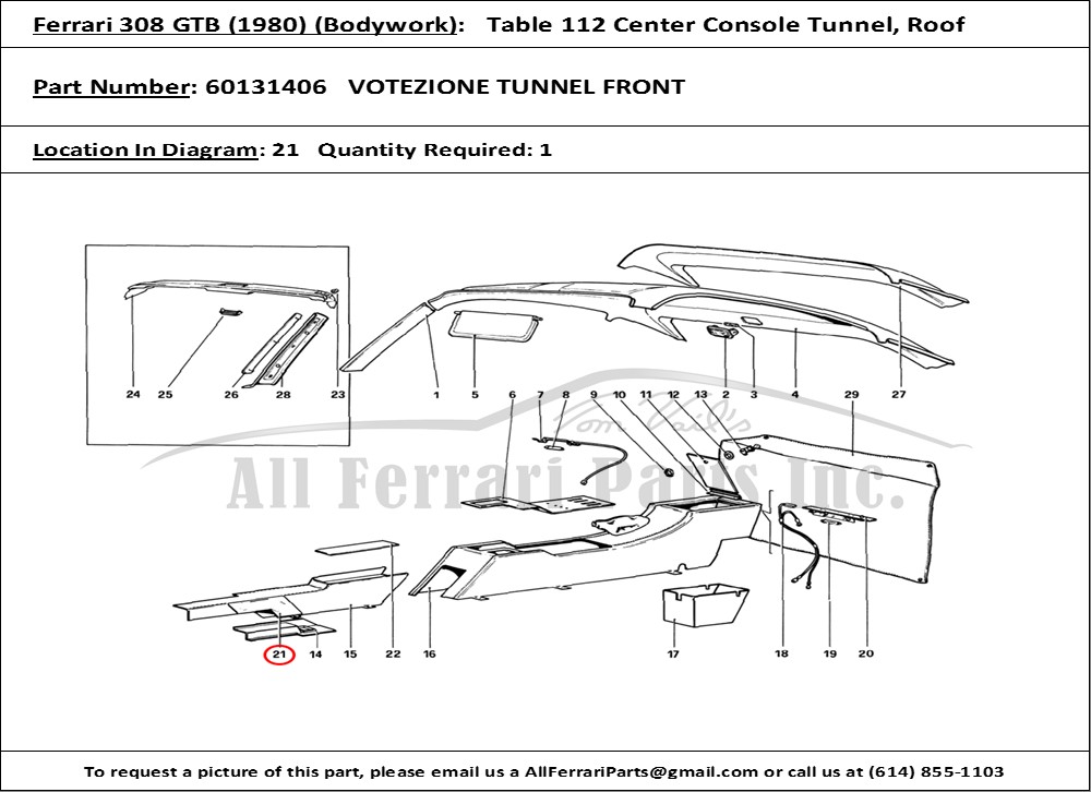 Ferrari Part 60131406