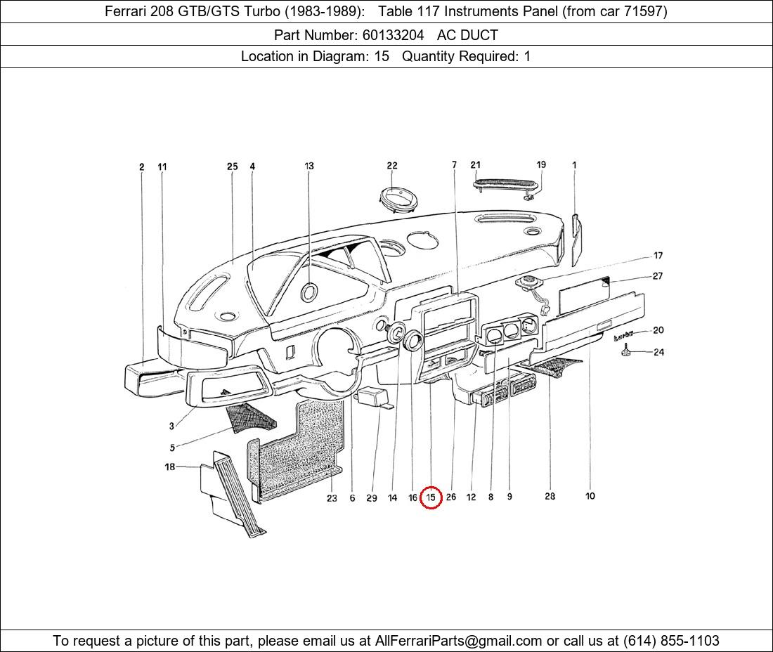 Ferrari Part 60133204