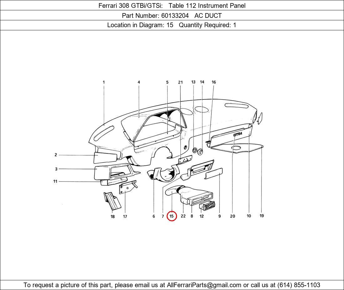 Ferrari Part 60133204