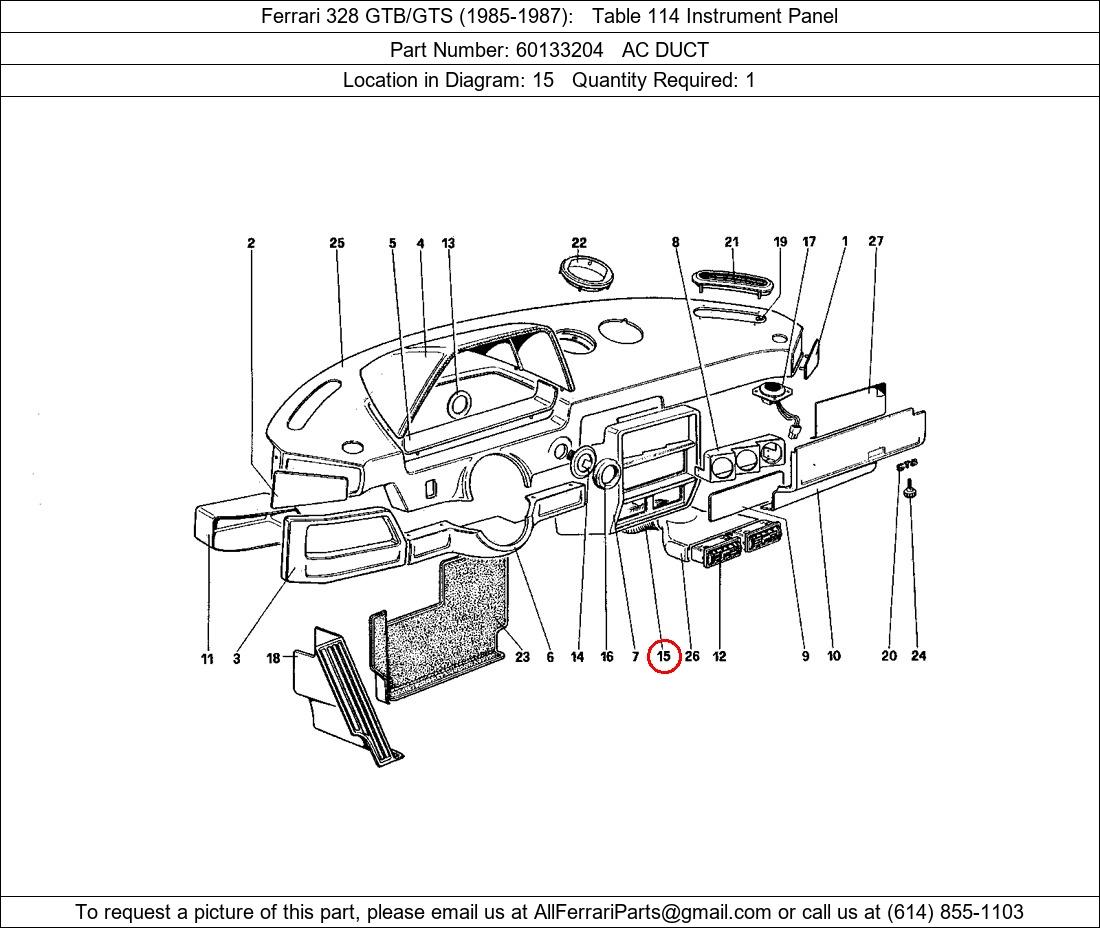 Ferrari Part 60133204