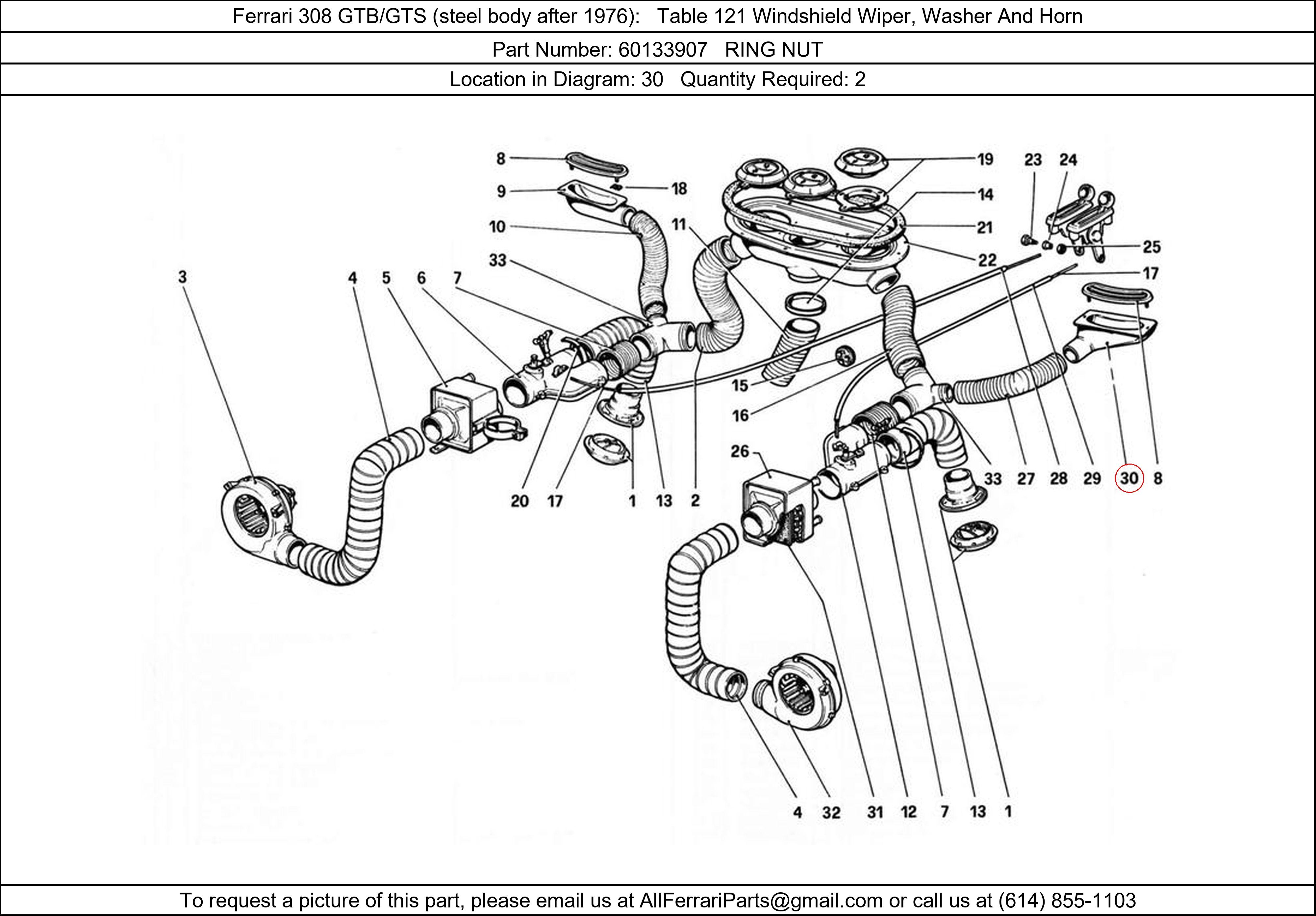 Ferrari Part 60133907