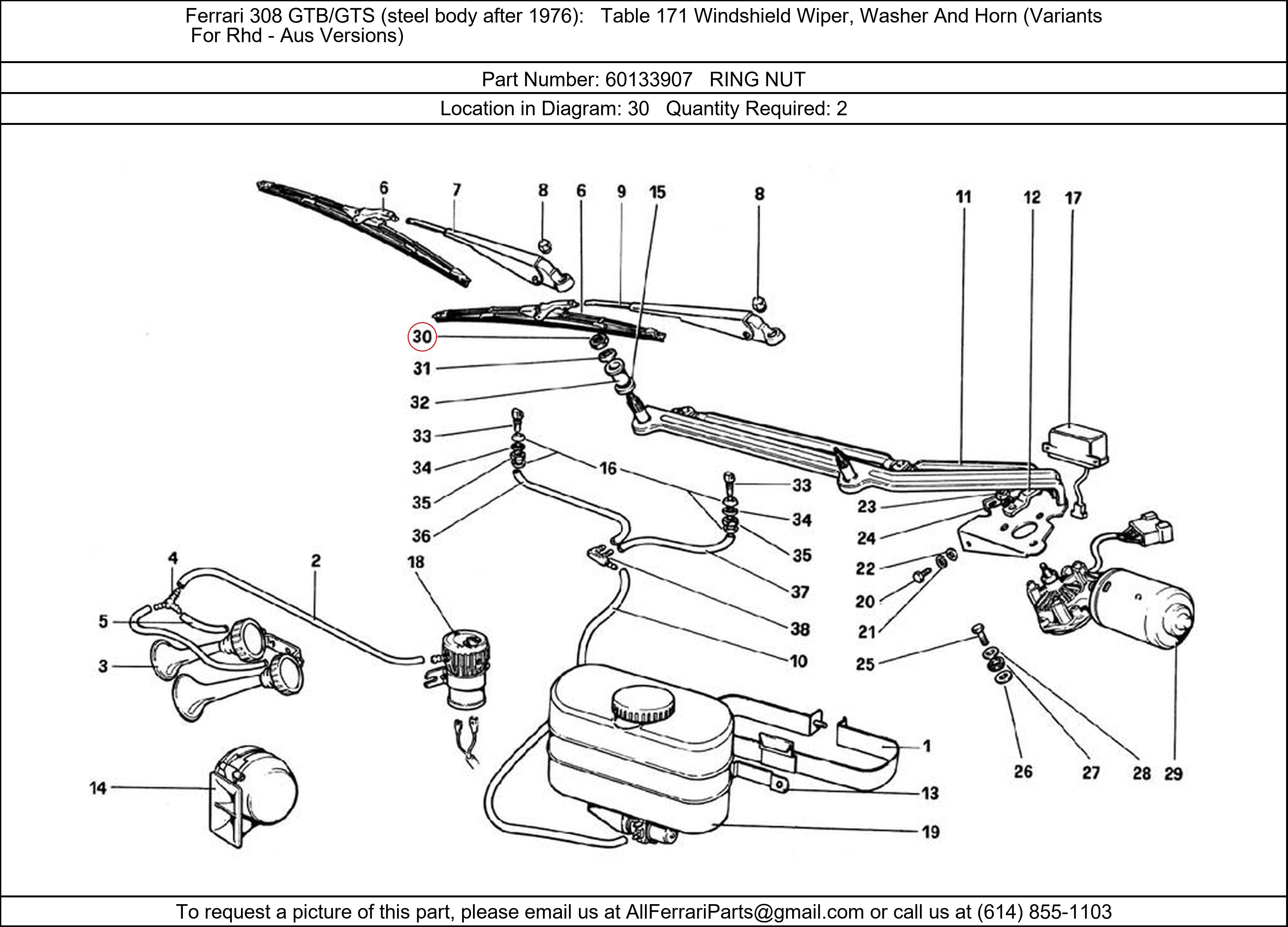 Ferrari Part 60133907