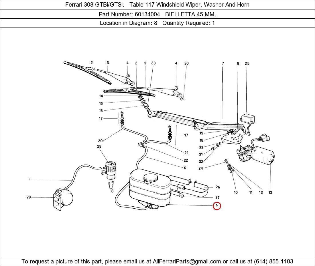 Ferrari Part 60134004