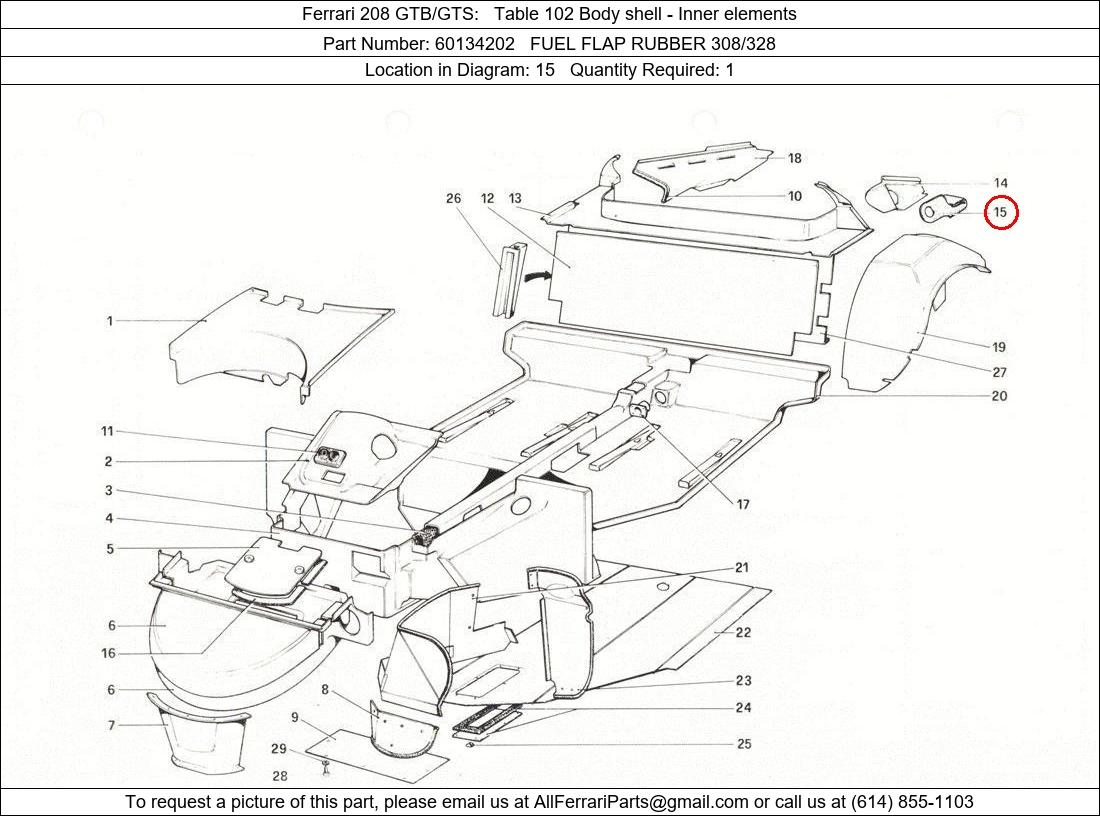 Ferrari Part 60134202