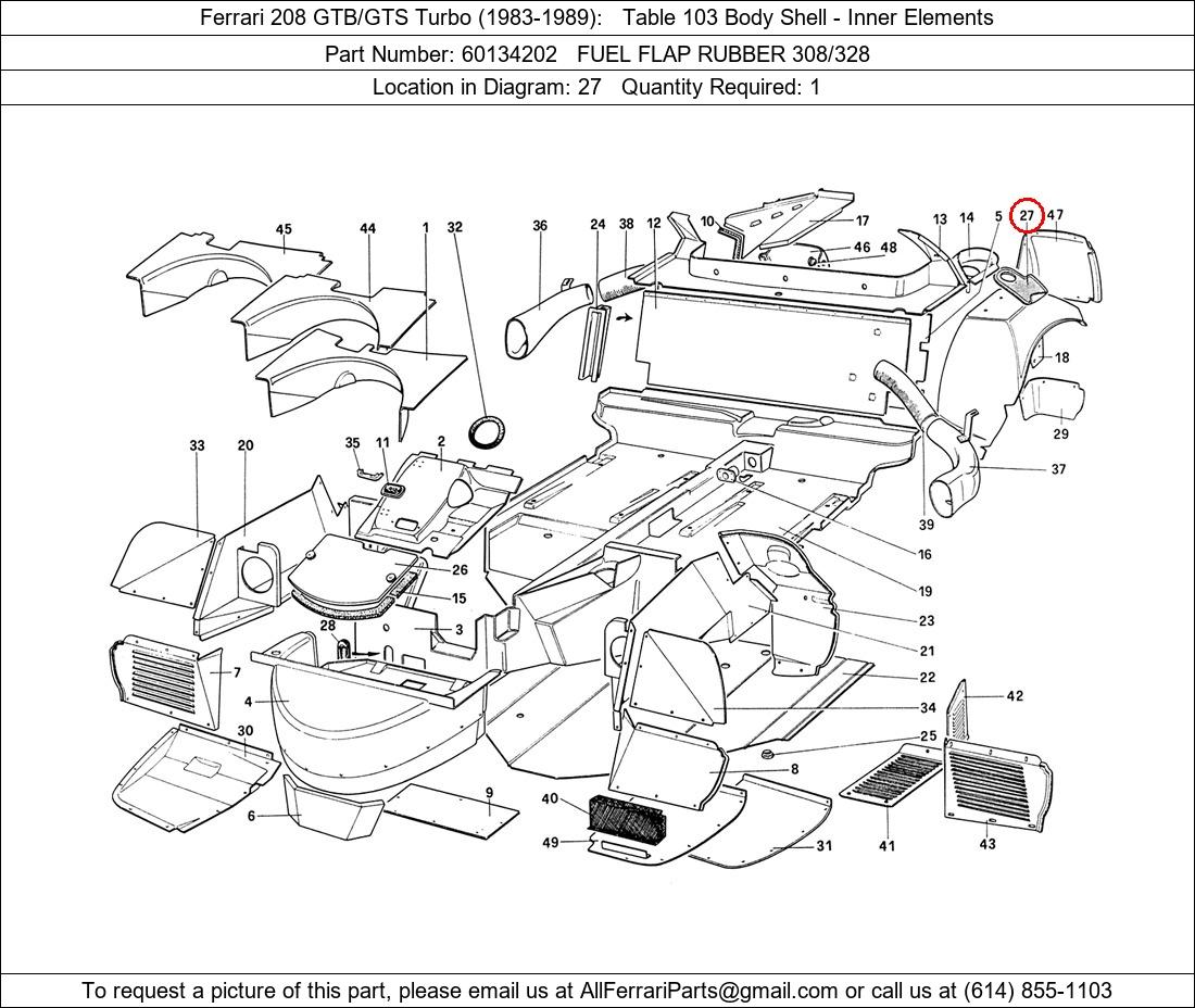 Ferrari Part 60134202