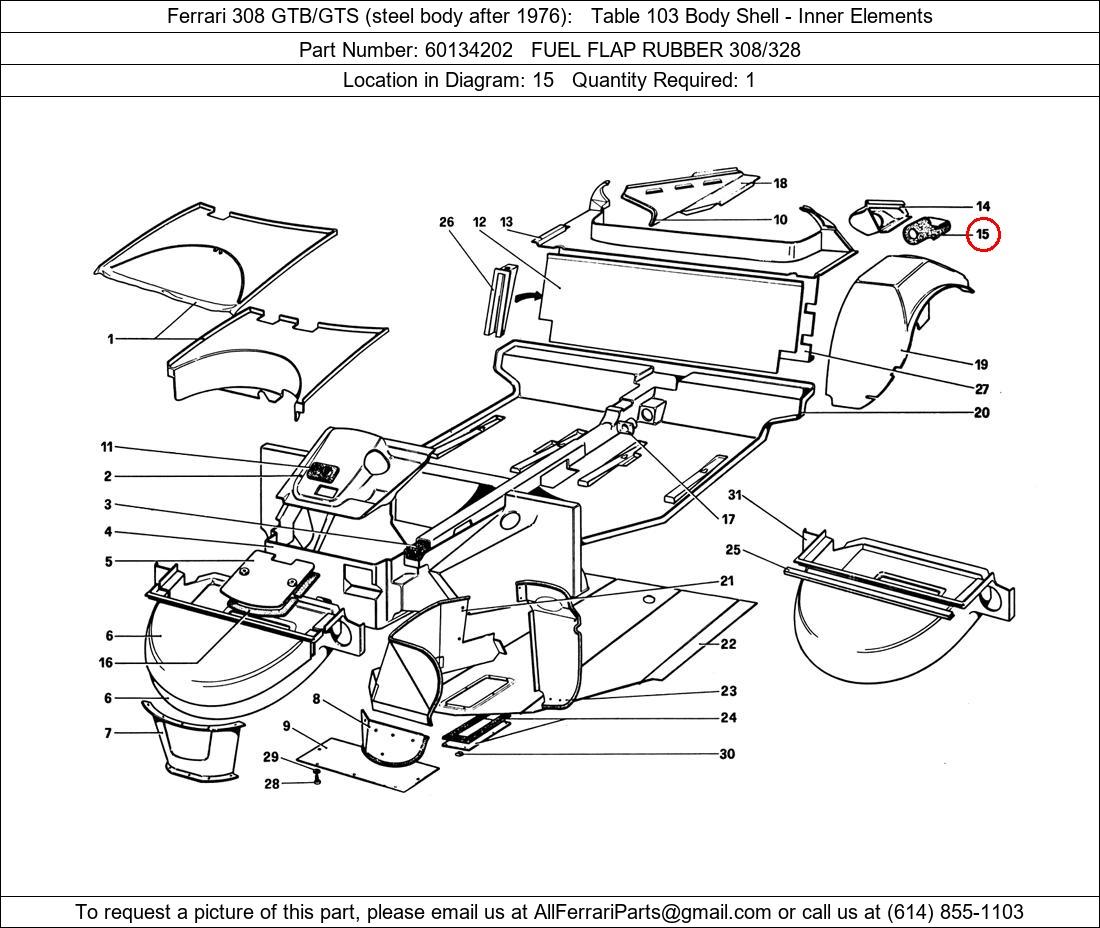 Ferrari Part 60134202