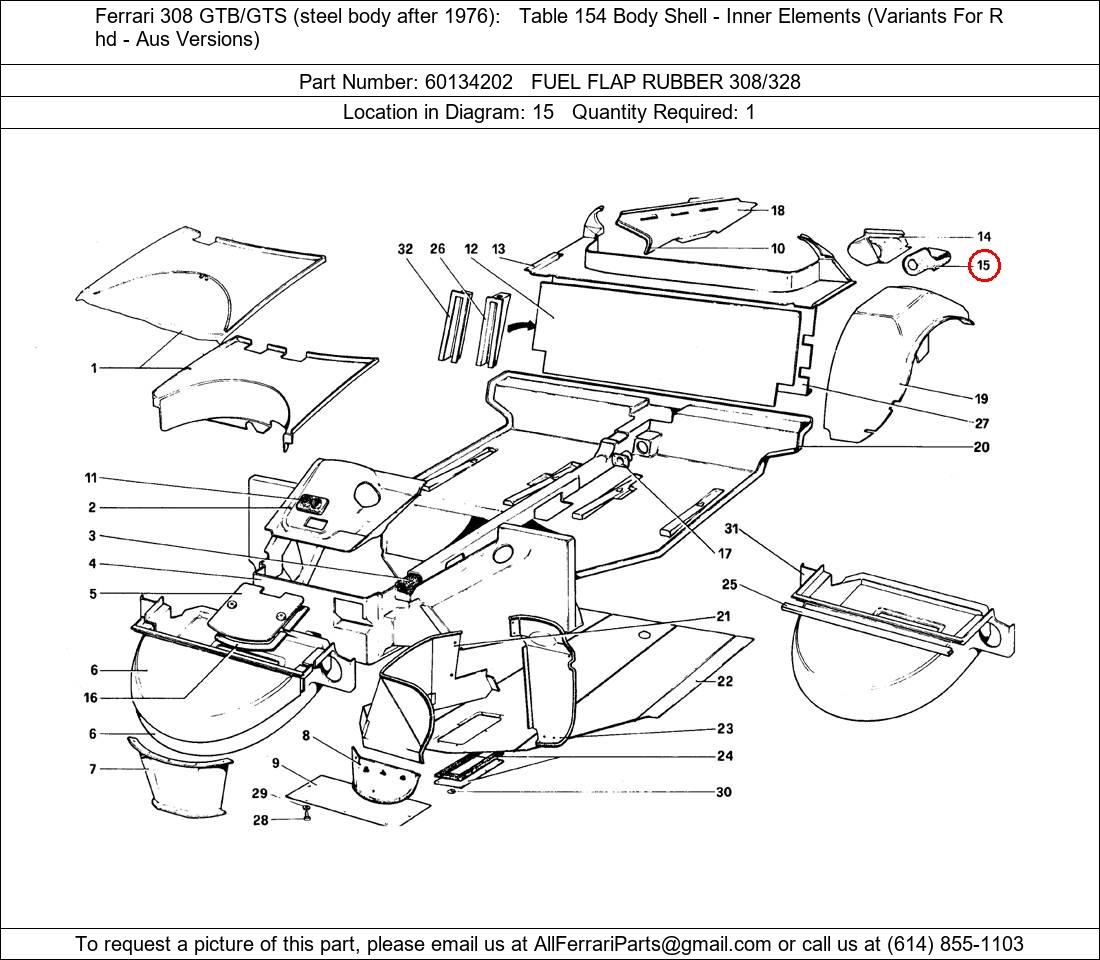 Ferrari Part 60134202