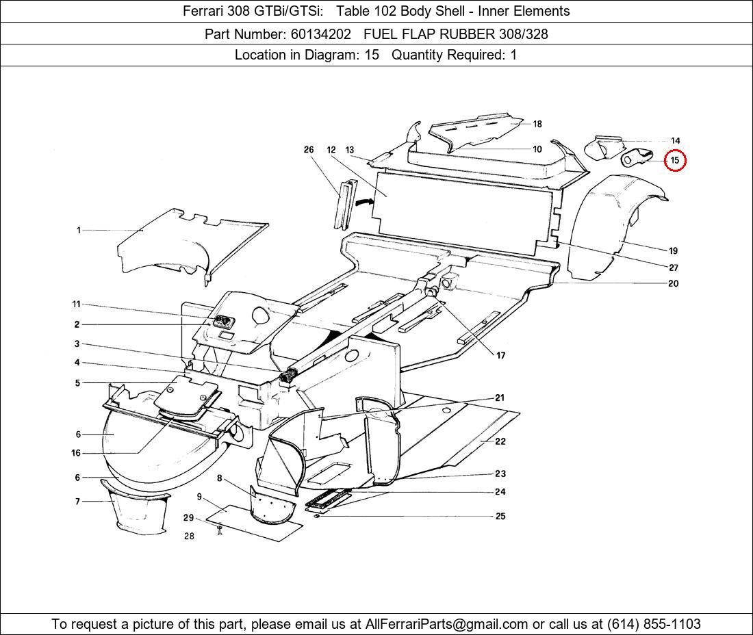 Ferrari Part 60134202