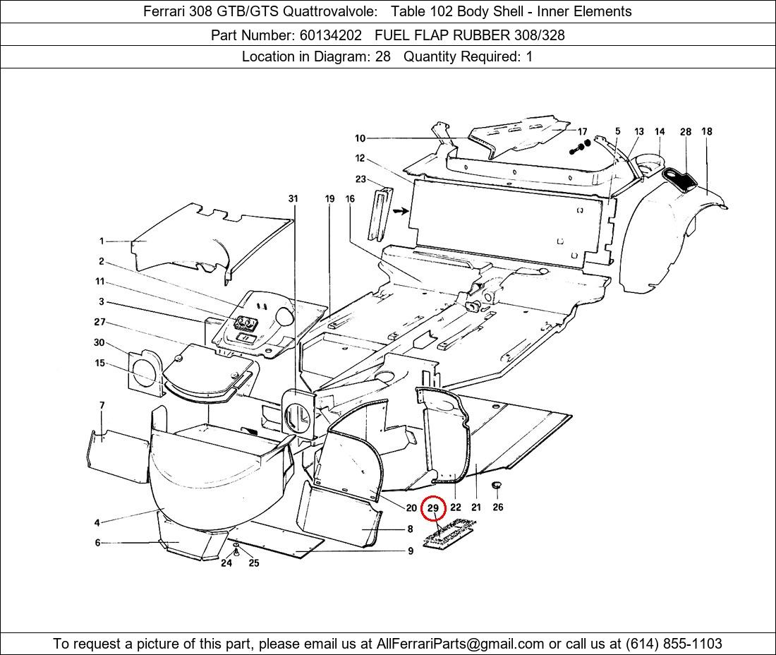 Ferrari Part 60134202