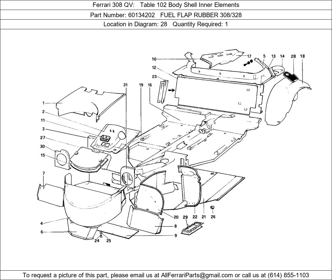 Ferrari Part 60134202