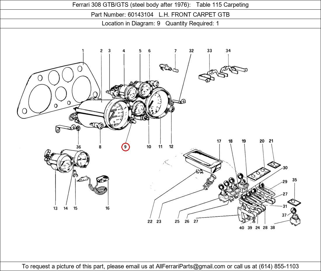 Ferrari Part 60143104