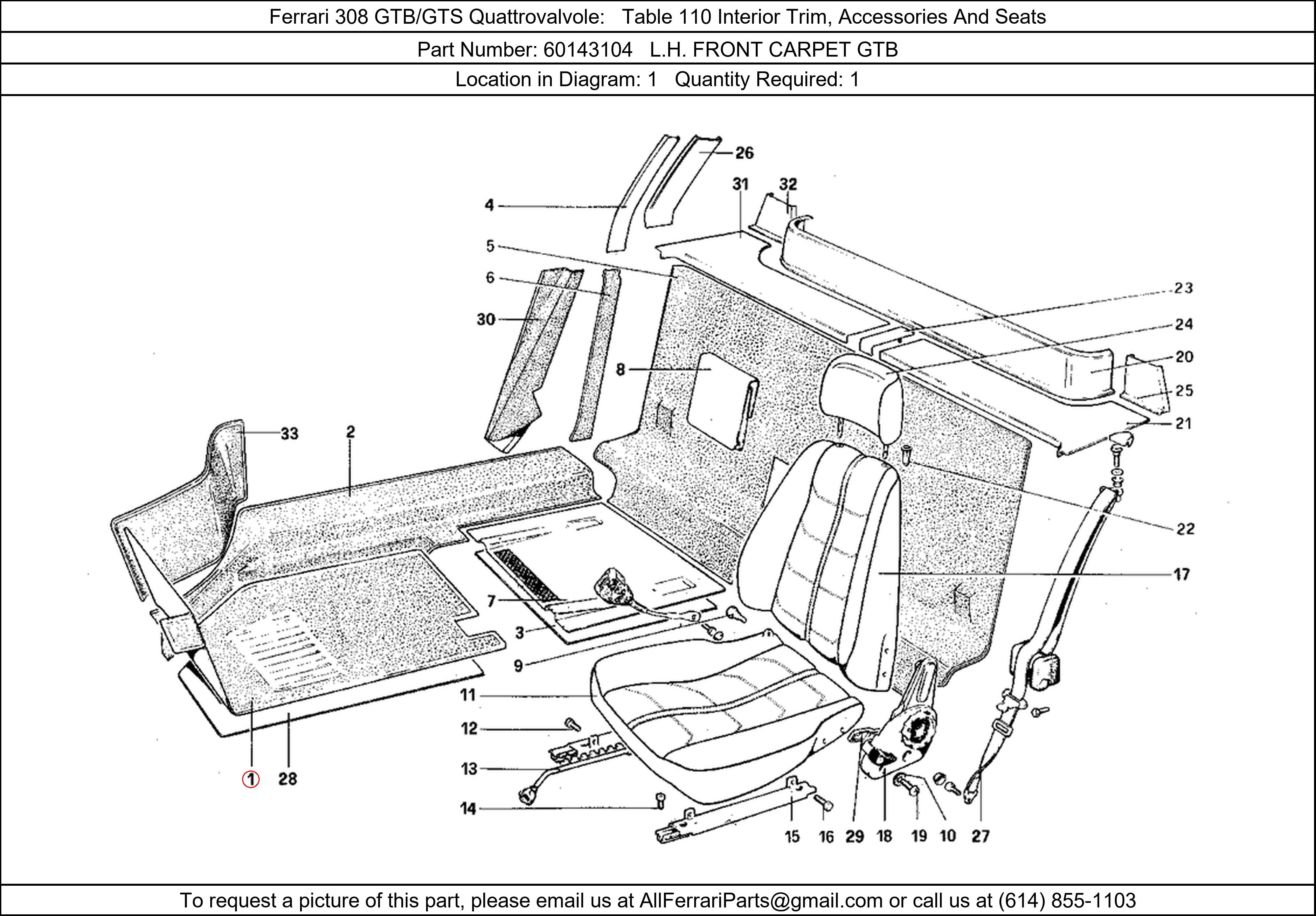 Ferrari Part 60143104