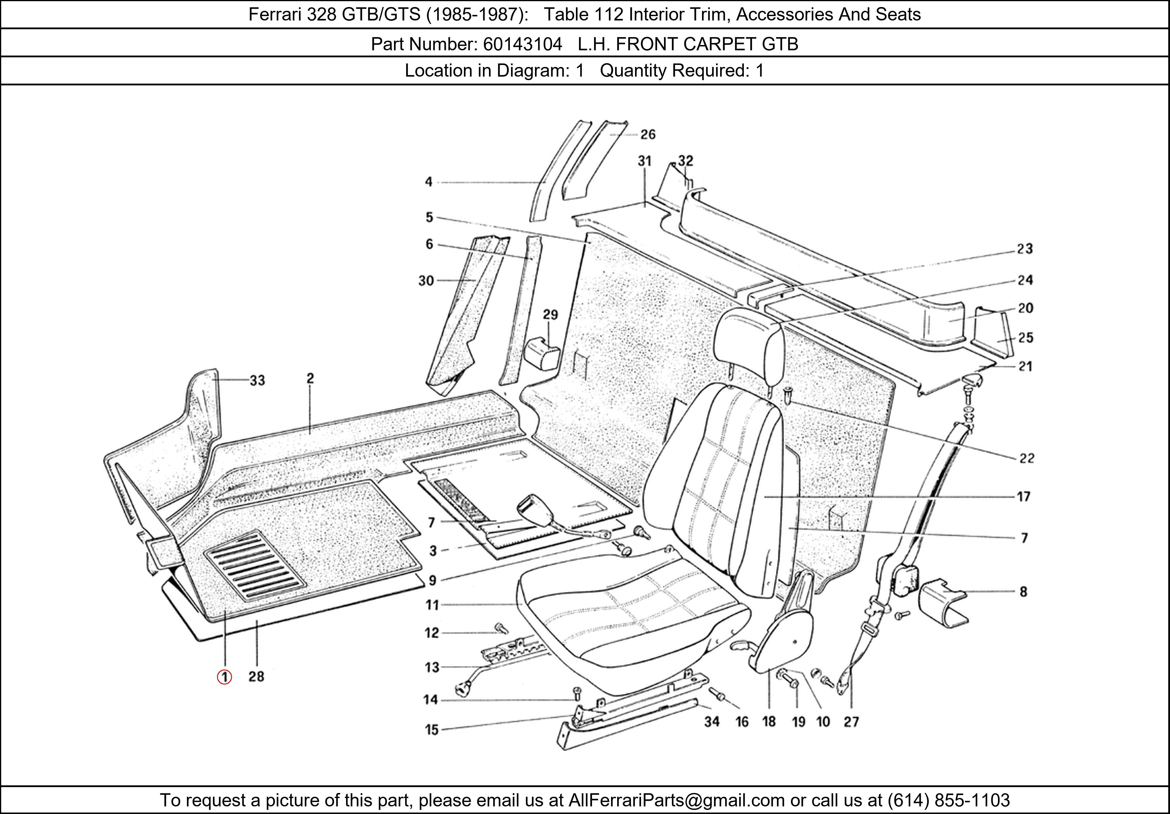 Ferrari Part 60143104