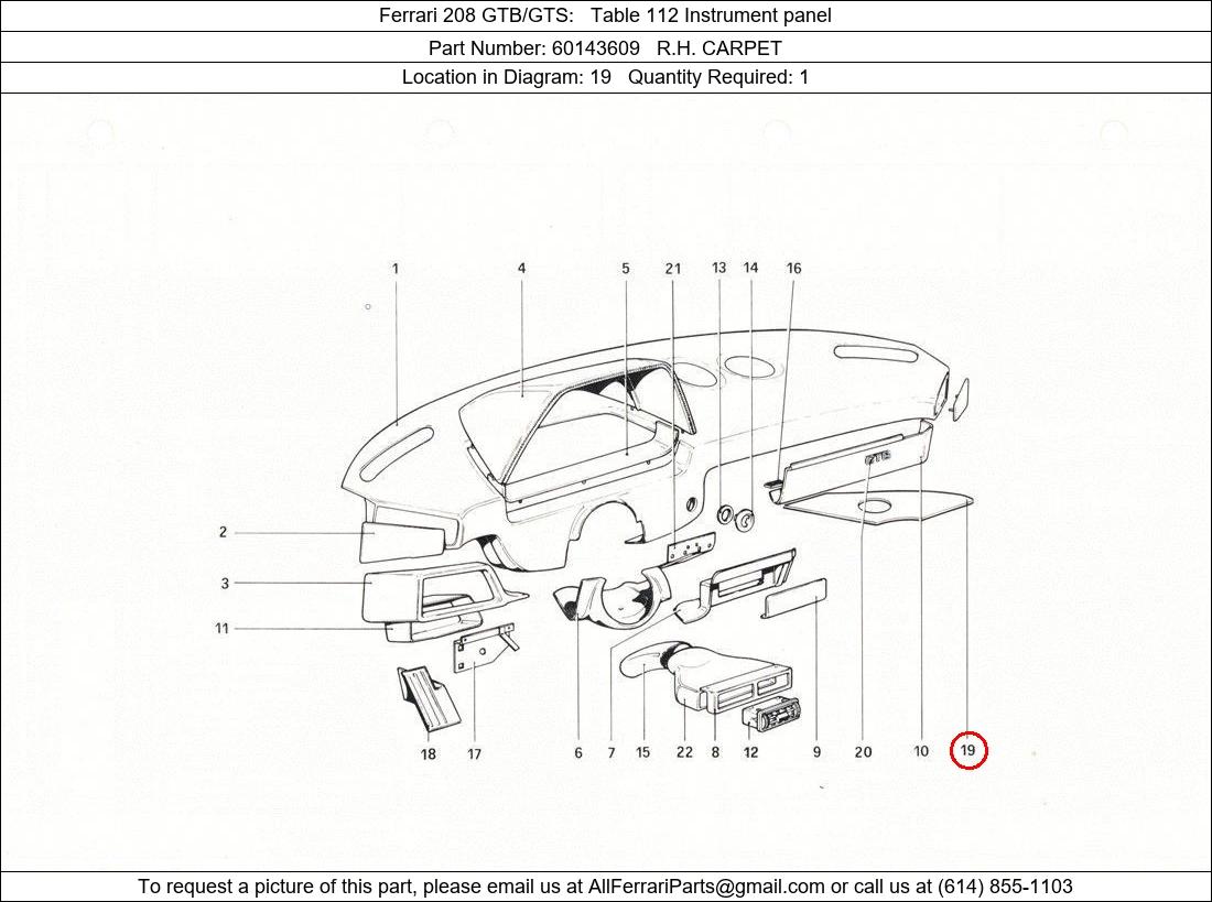 Ferrari Part 60143609