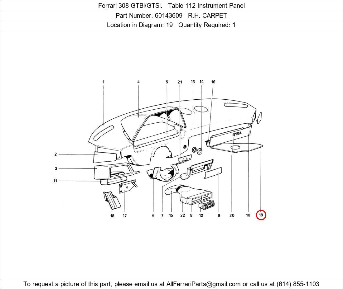 Ferrari Part 60143609