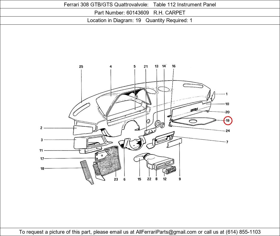 Ferrari Part 60143609