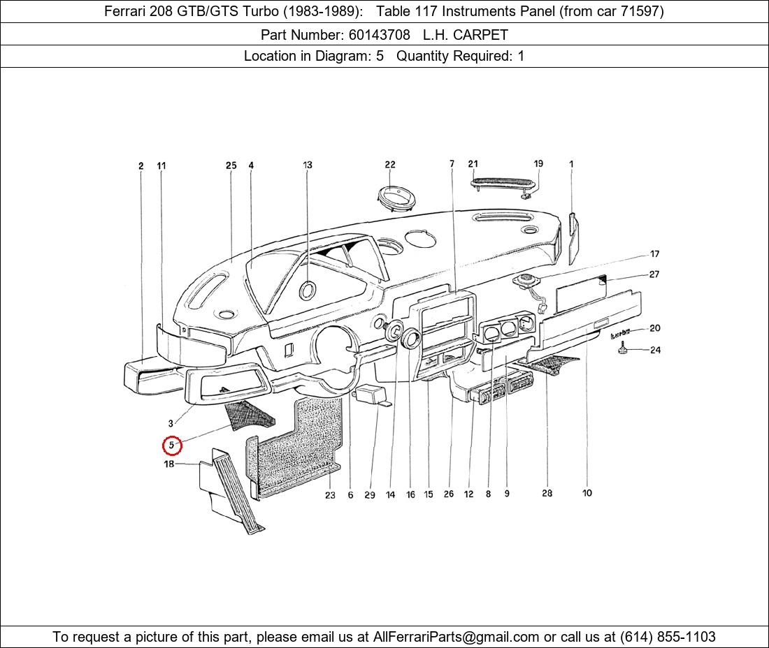 Ferrari Part 60143708