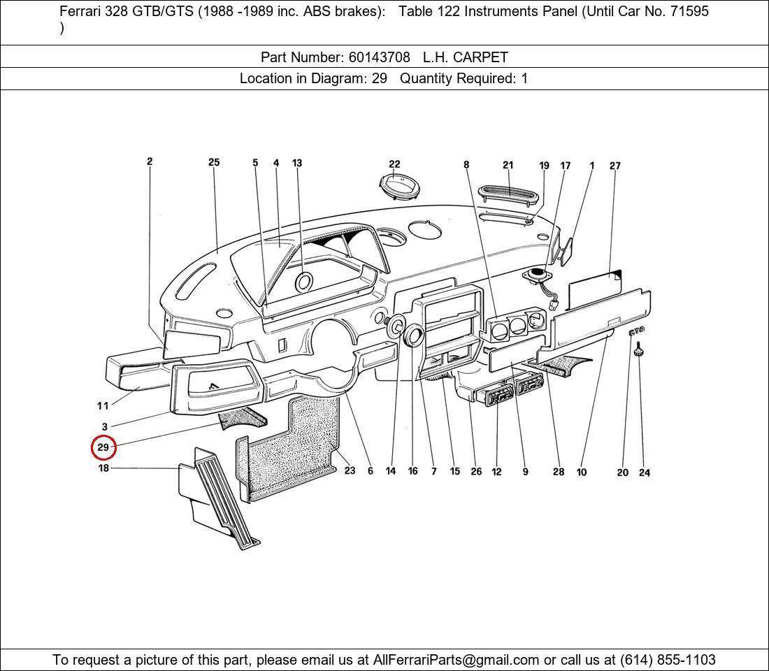 Ferrari Part 60143708