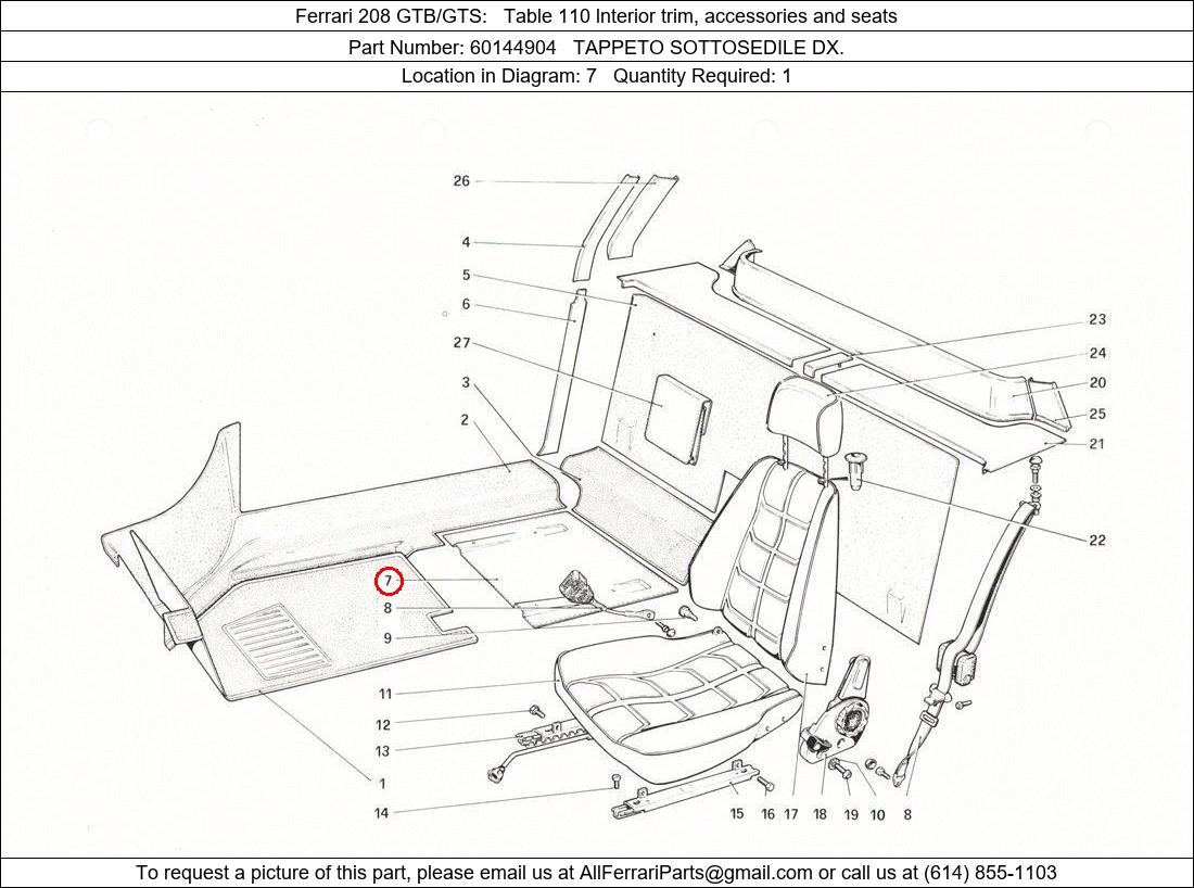 Ferrari Part 60144904