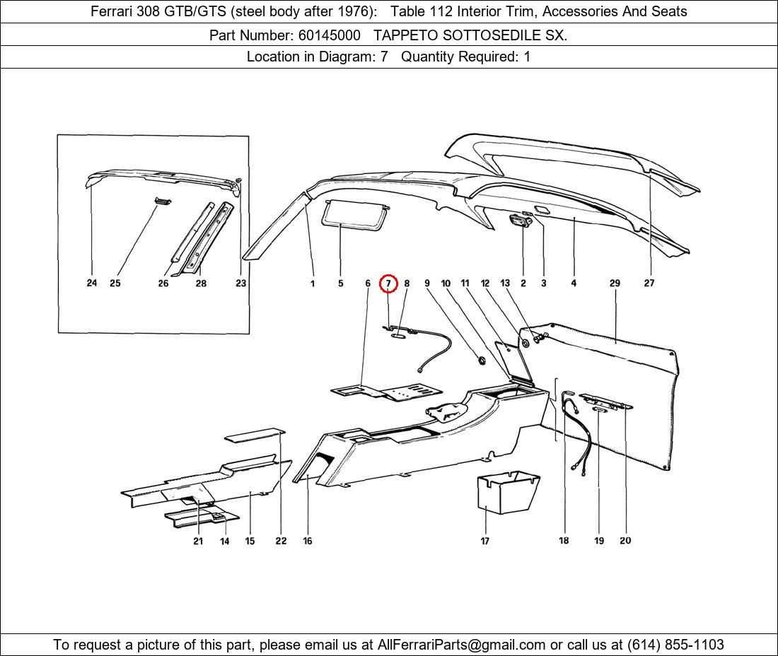 Ferrari Part 60145000