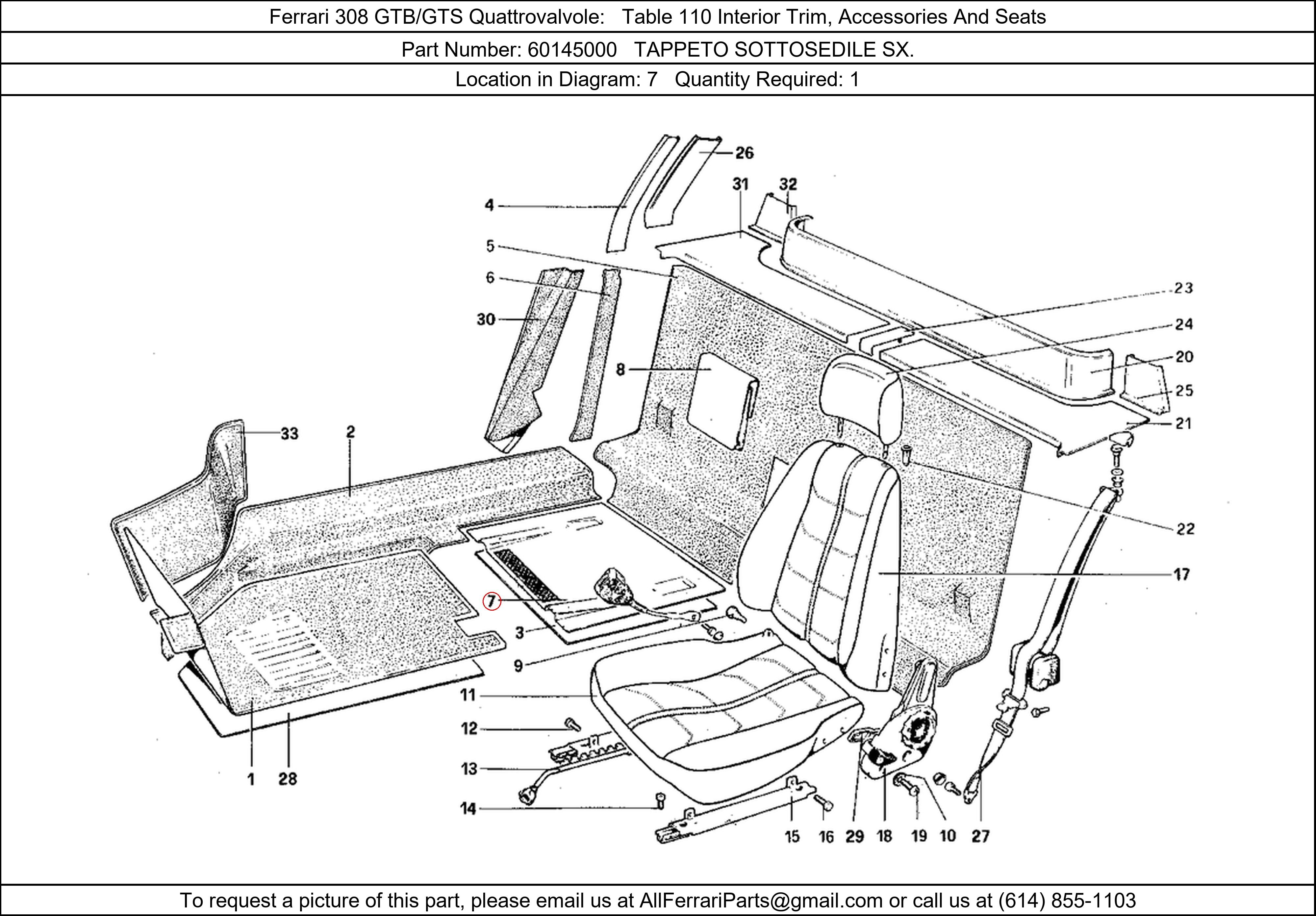 Ferrari Part 60145000