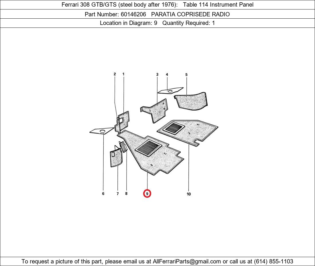 Ferrari Part 60146206