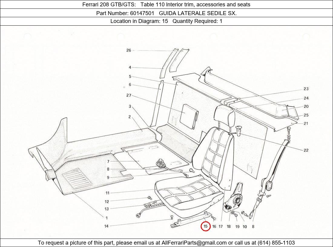 Ferrari Part 60147501