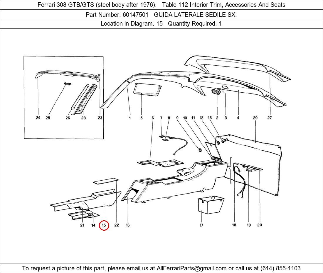 Ferrari Part 60147501