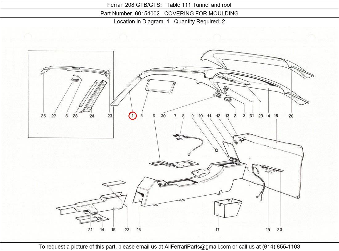 Ferrari Part 60154002