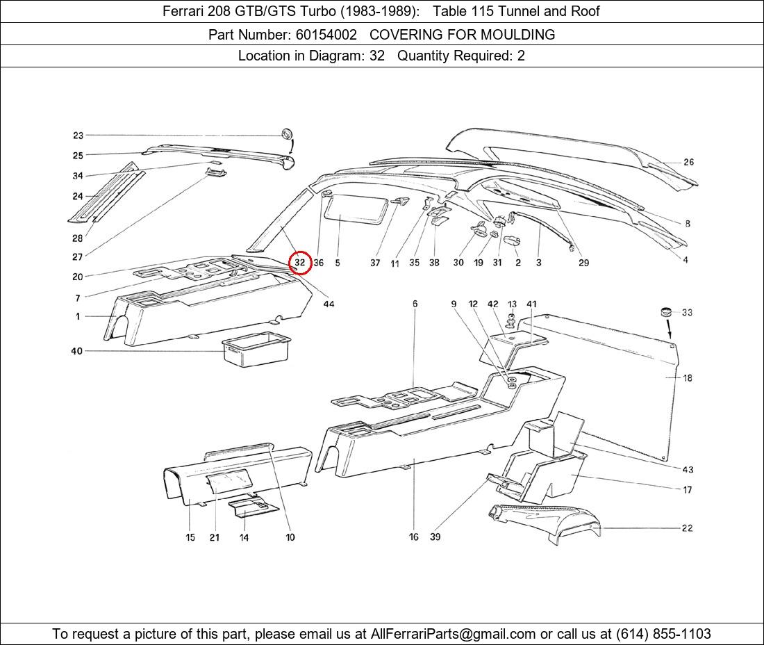 Ferrari Part 60154002