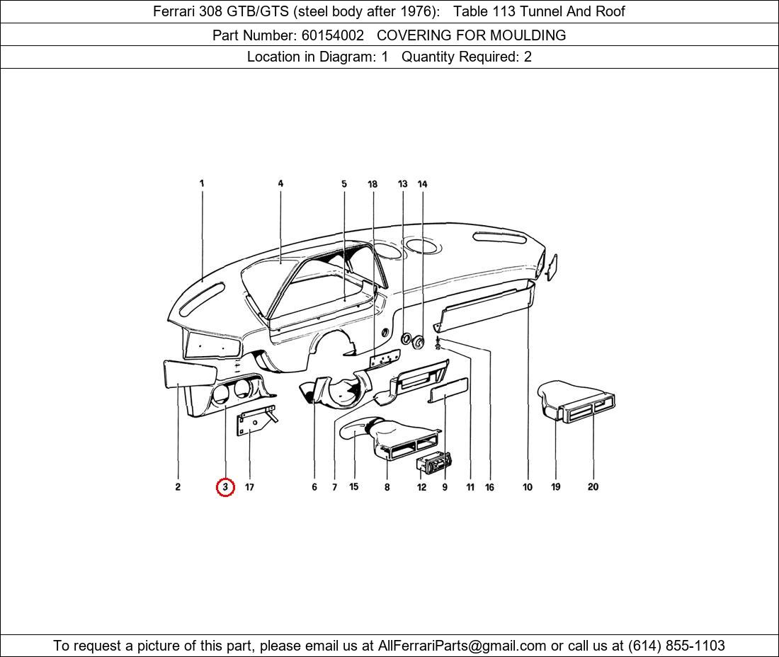 Ferrari Part 60154002