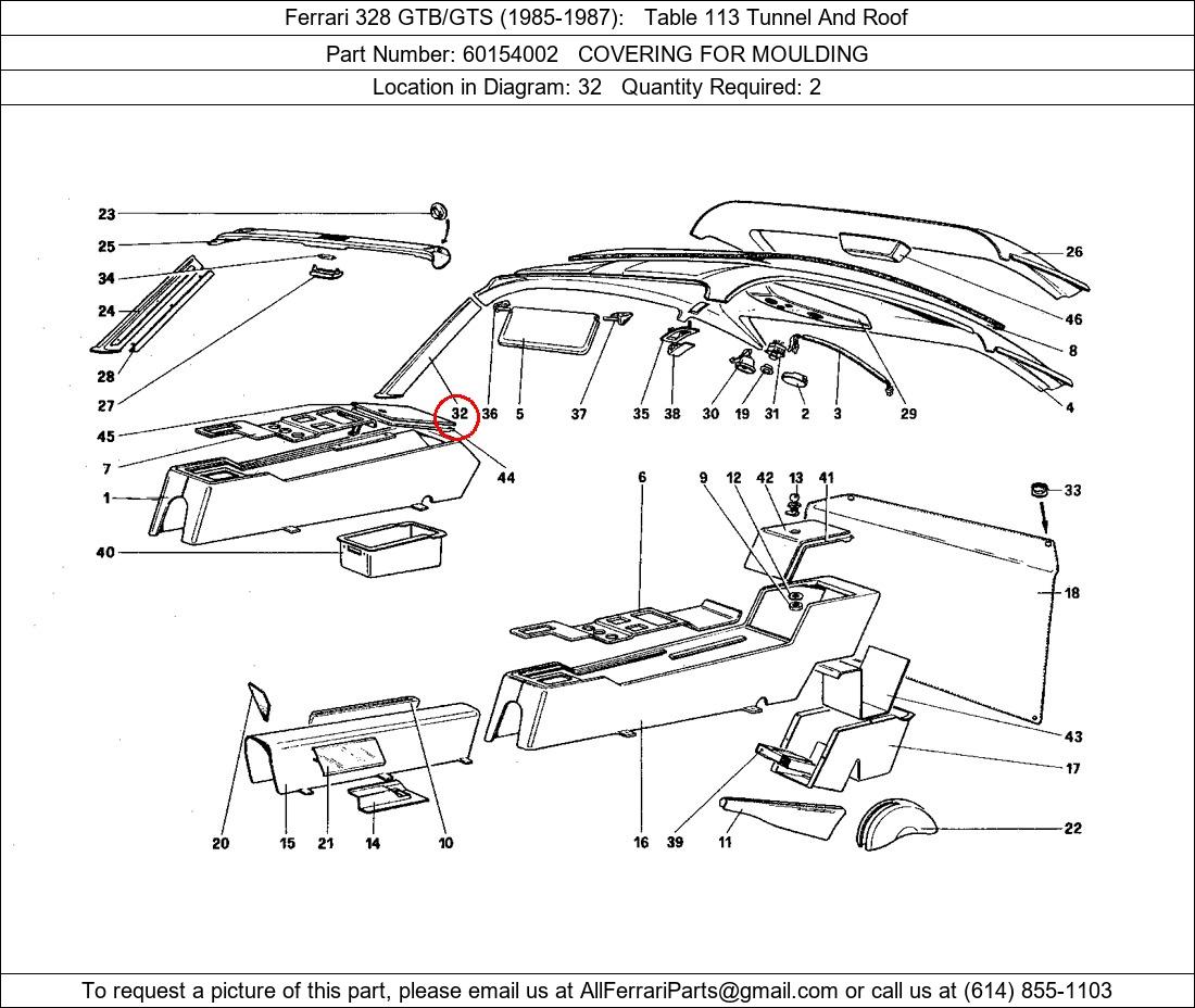 Ferrari Part 60154002