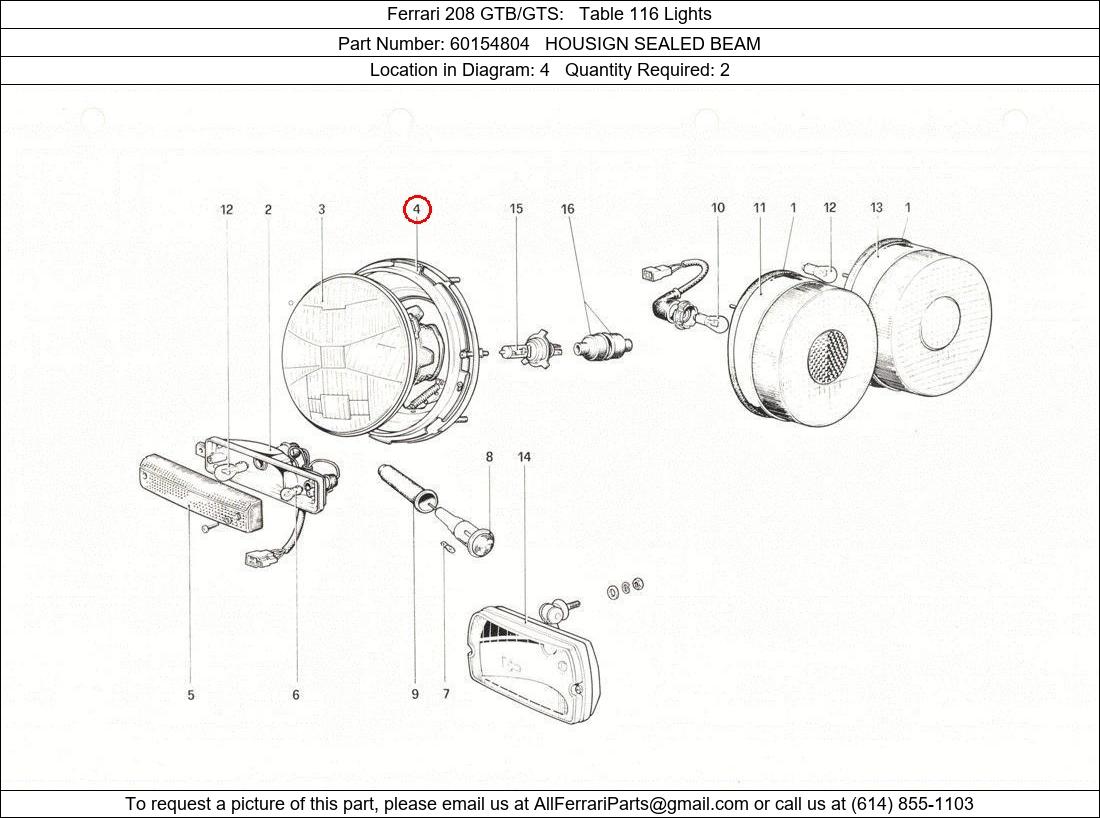 Ferrari Part 60154804