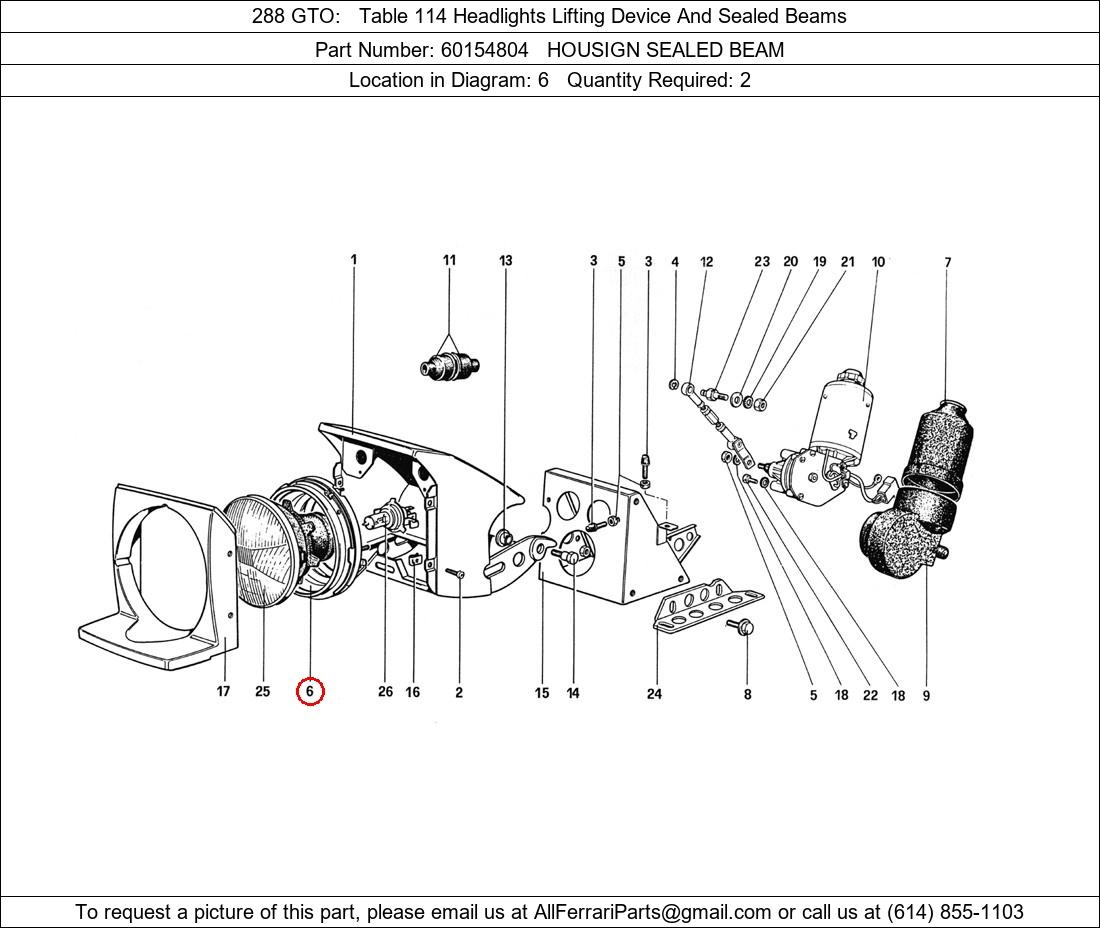 Ferrari Part 60154804