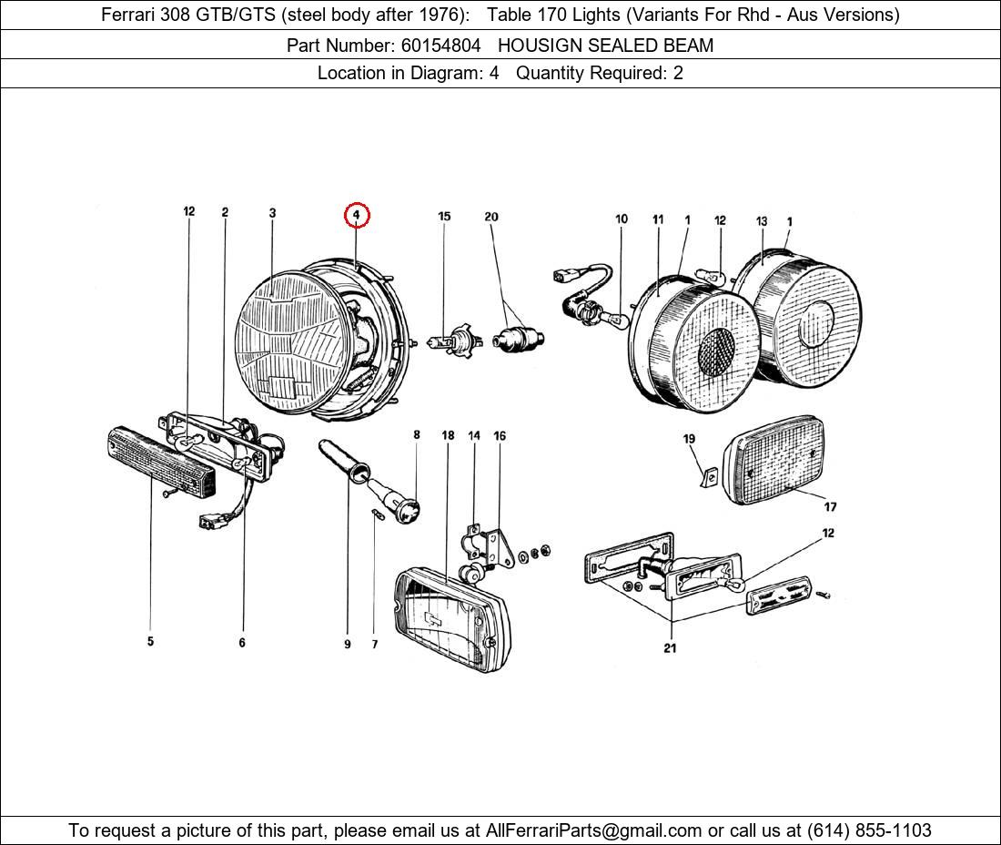 Ferrari Part 60154804