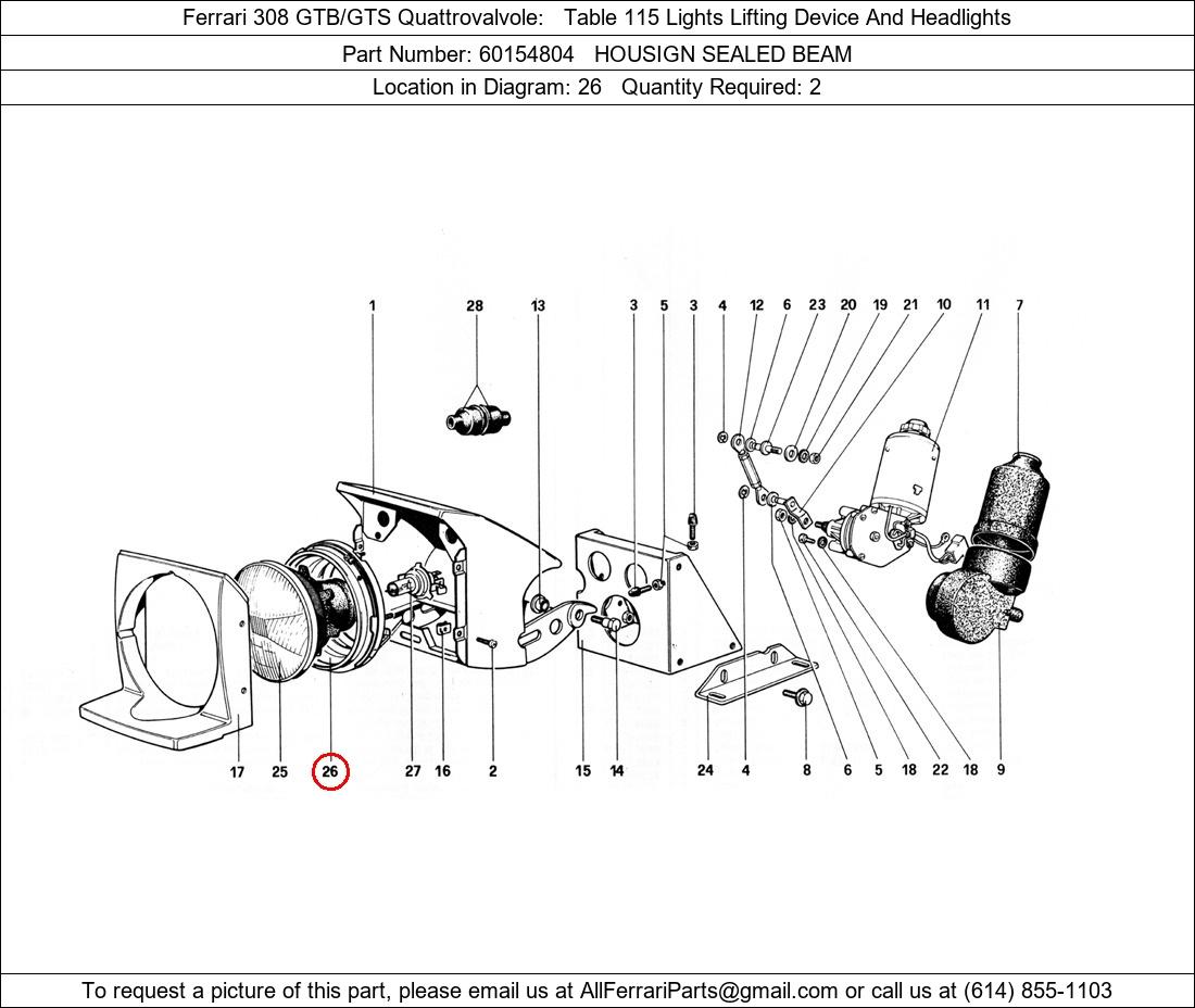 Ferrari Part 60154804