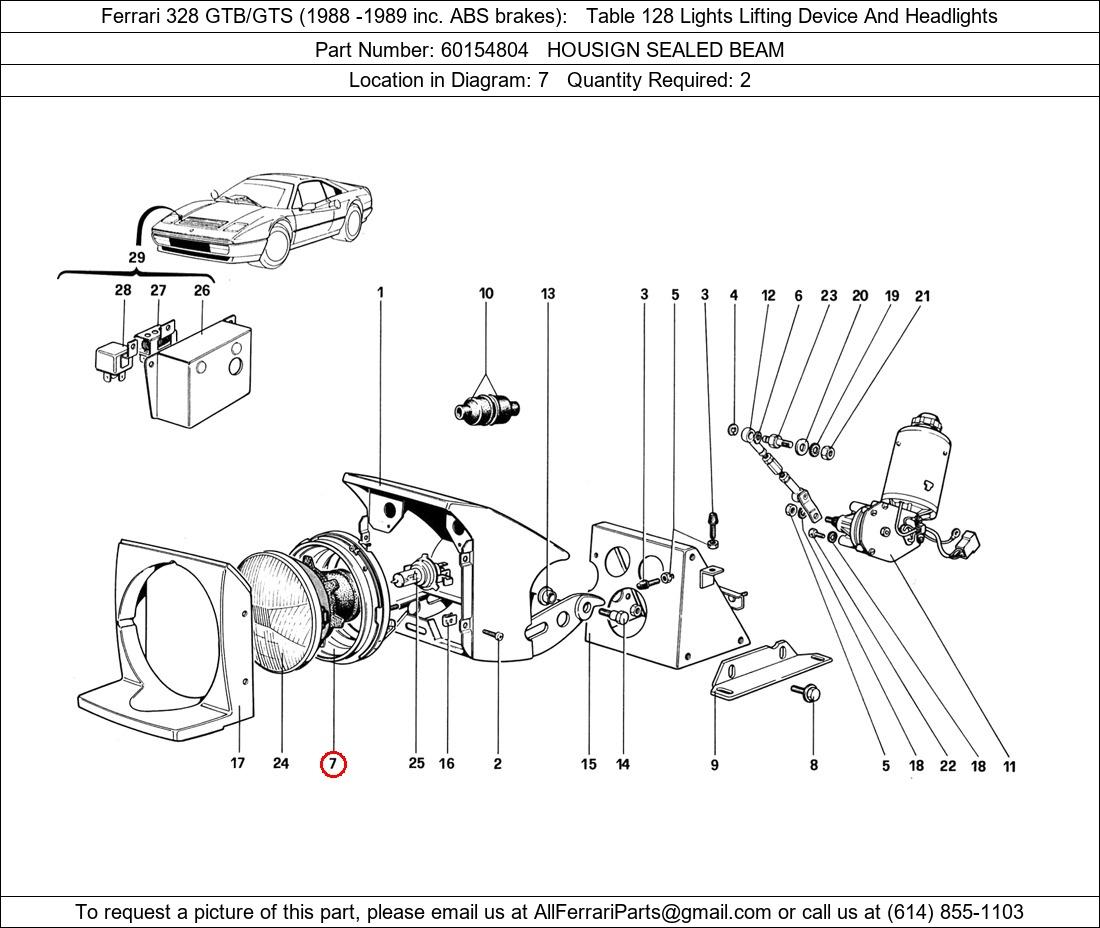 Ferrari Part 60154804