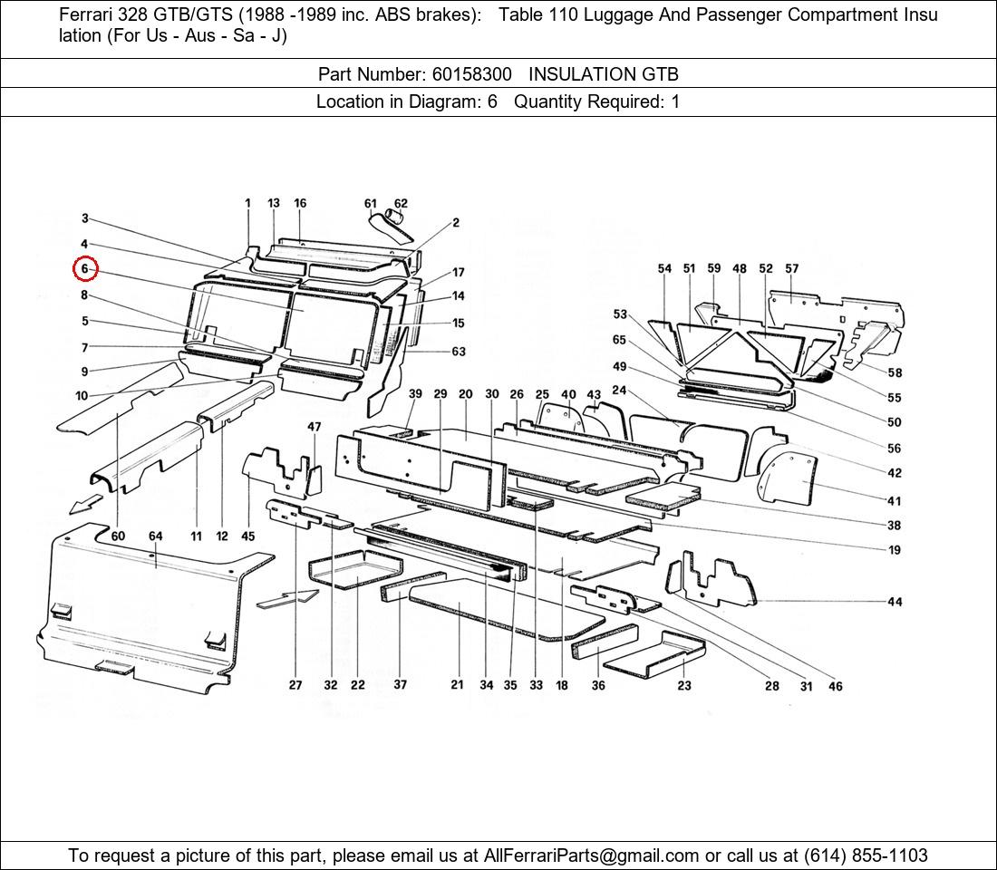 Ferrari Part 60158300